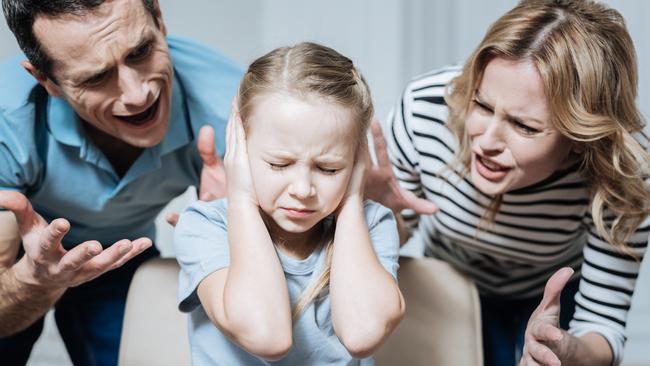 The potential damage to children in unhealthy homes goes beyond witnessing their parents fighting. Picture: iStock