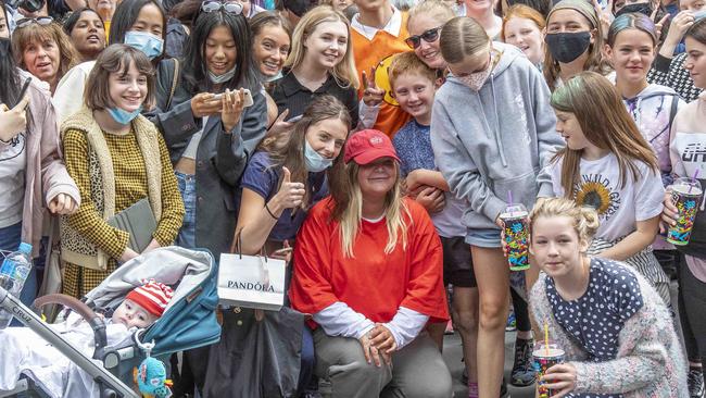 Tones and I has returned to her busking roots in Melbourne. Picture: Tim Carrafa