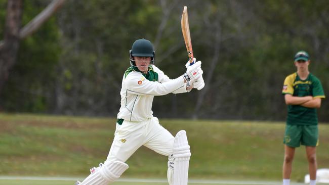 St Patrick's College batsman Auston Tsingos. Picture, John Gass