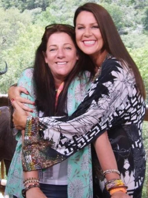 Monique Lisa with Julia Morris on the set of ‘I’m a Celebrity … Get Me Out of Here! in South Africa