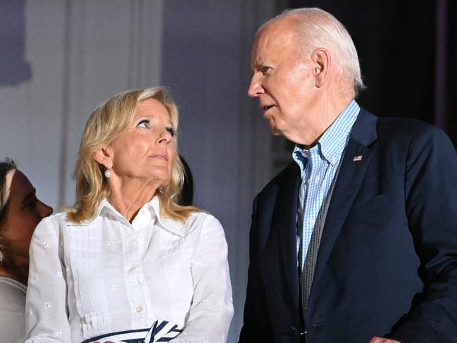 US President Joe Biden and First Lady Jill Biden on Independence Day. Picture: AFP