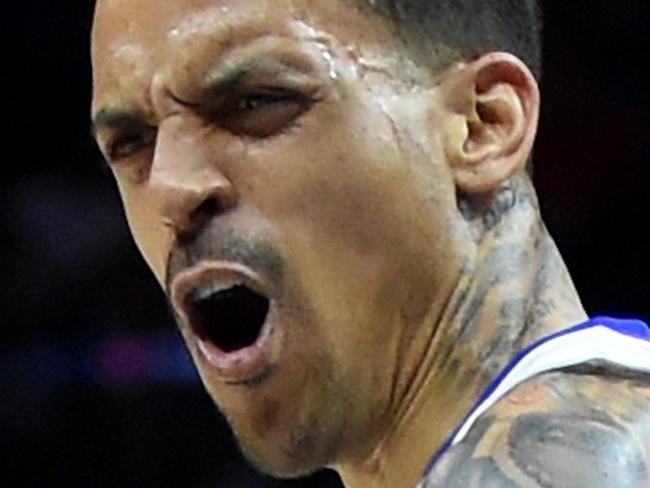 LOS ANGELES, CA - APRIL 13: Matt Barnes #22 of the Los Angeles Clippers reacts to his foul called by referee Ben Taylor #46 during a 110-103 Clipper win over the Denver Nuggets at Staples Center on April 13, 2015 in Los Angeles, California. NOTE TO USER: User expressly acknowledges and agrees that, by downloading and or using this Photograph, user is consenting to the terms and condition of the Getty Images License Agreement. Harry How/Getty Images/AFP == FOR NEWSPAPERS, INTERNET, TELCOS & TELEVISION USE ONLY ==