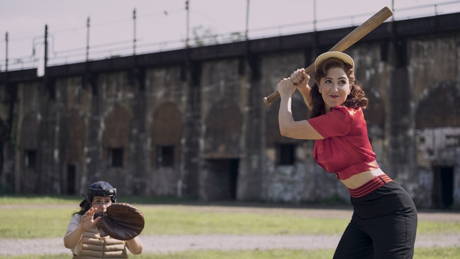 D'Arcy Carden in A League of Their Own. Picture: Prime Video