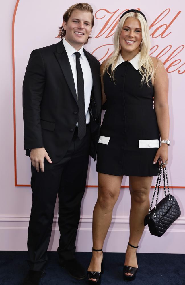 Jackson and Brooke Warne. Picture: Getty Images