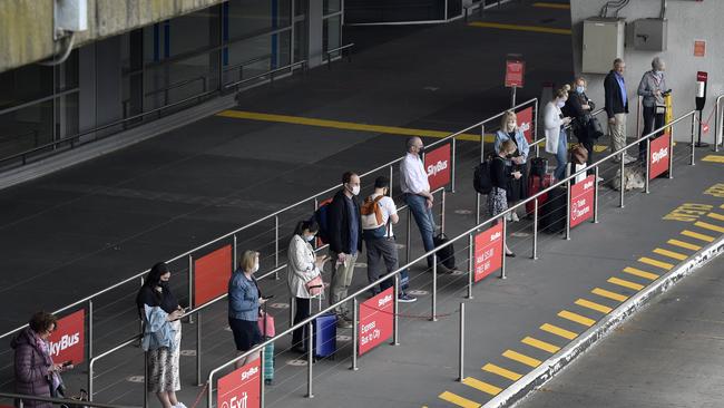 Rules remain in place for Victorians travelling interstate. Picture: Andrew Henshaw