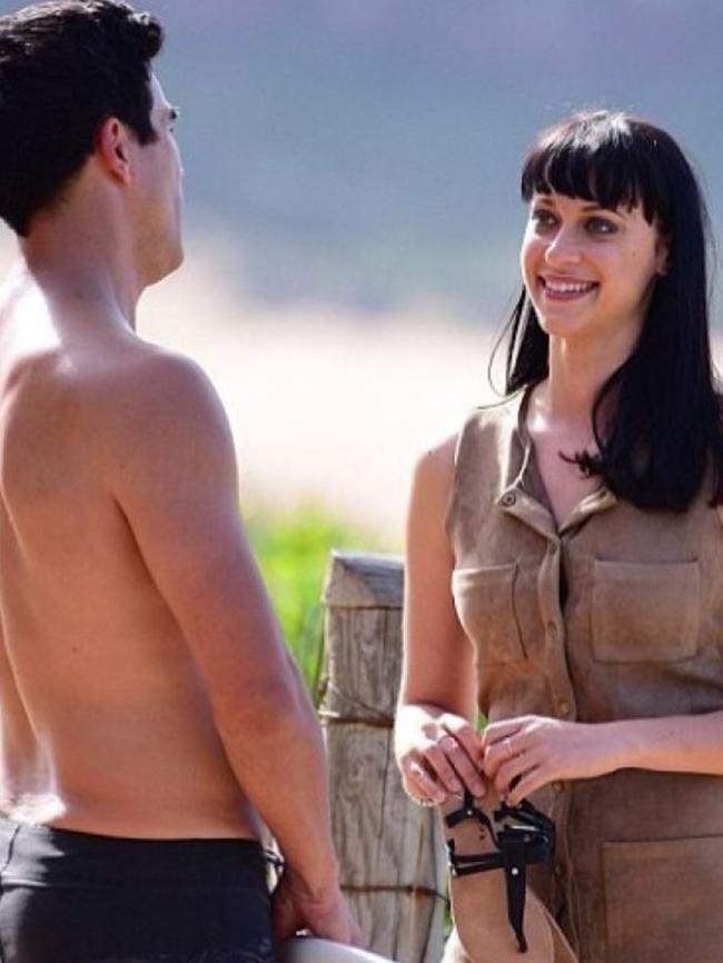 Jessica Falkholt (who starred in Home and Away) is in a critical condition in hospital. Picture: Channel Seven