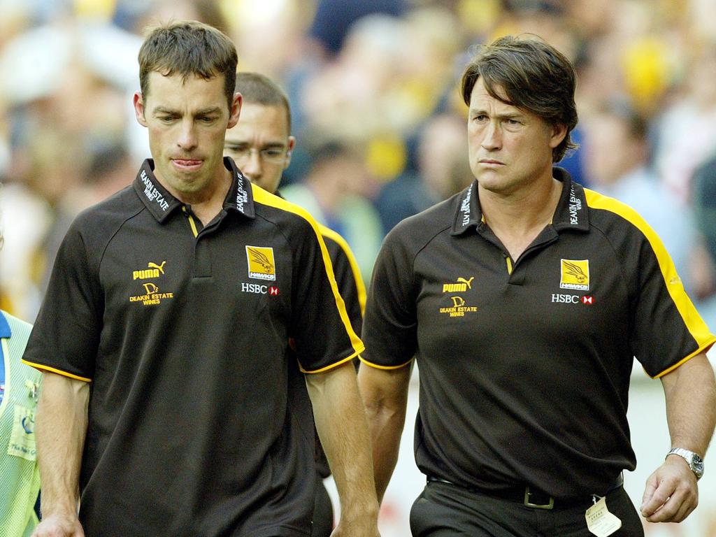 Alastair Clarkson and Todd Viney had a fruitful partnership at Hawthorn from 2005 to 2009.