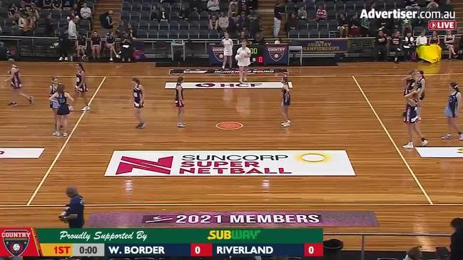 REPLAY: SA Country Netball Championships - Western Border vs Riverland (U15's Div1 GF) - Court 1