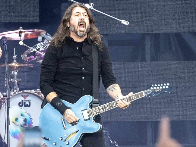 ADELAIDE, AUSTRALIA - Advertiser Photos DECEMBER 2, 2023: Foo Fighters playing Coopers Stadium, Adelaide,SA.  Picture: Emma Brasier