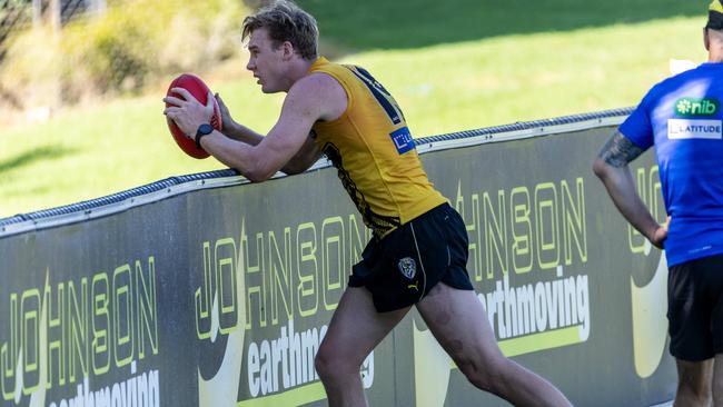 Tom Lynch is expected to be fit to face the Blues. Picture: Jason Edwards