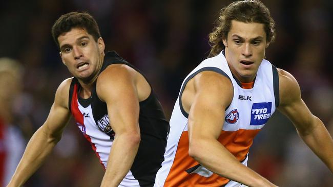 Jack Steele playing against St Kilda this year. Picture: Getty Images