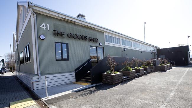 The Goods Shed at the Macquarie Point site. Picture: CHRIS KIDD