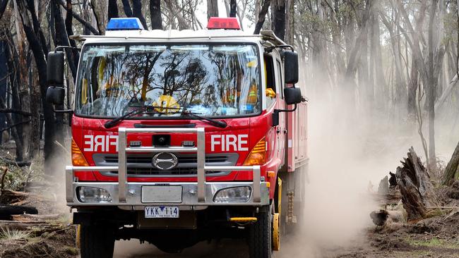 A man has died in a shed fire in Ferntree Gully. Picture:  Zoe Phillips