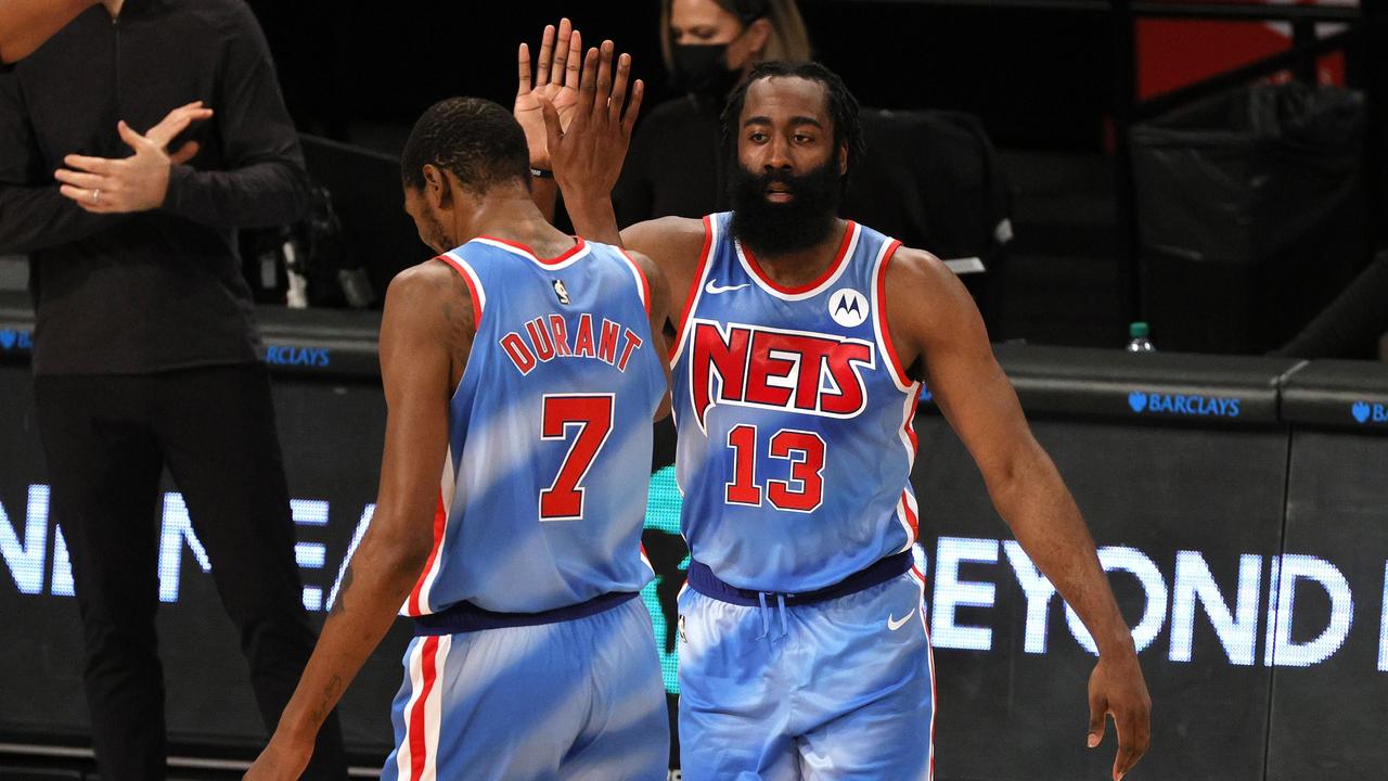 Nba 2021 James Harden Scores Results Brooklyn Nets Video Highlights Kevin Durant