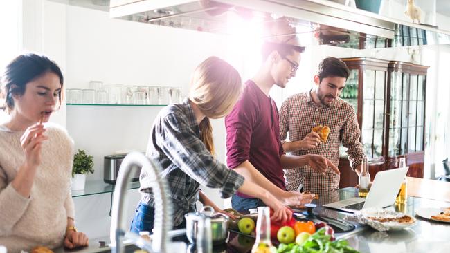 Staying home with the parents might save dollars, but at what cost? Sharehousing teaches valuable adult lessons. Picture: Supplied