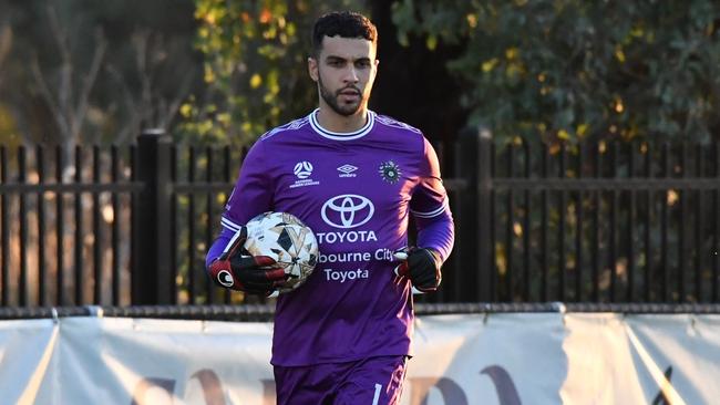 Heidelberg United goalkeeper Yaren Sozer. Picture: Sally Tsalikidis