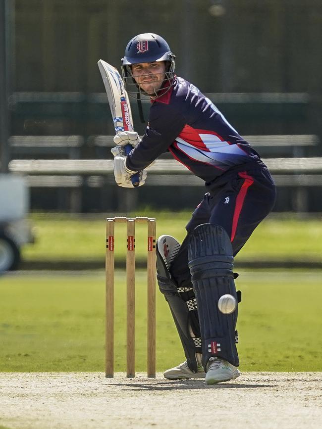 Josh Slater batting for Dandenong. Picture: Valeriu Campan