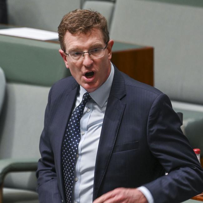 Former Minister for Veterans’ Affairs Andrew Gee in Question Time. Photo by Martin Ollman/Getty Images