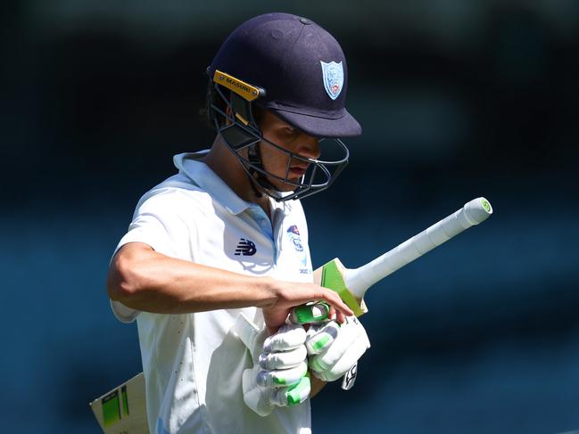 Sam Konstas endured a mixed return to Sheffield Shield. Picture: Getty Images