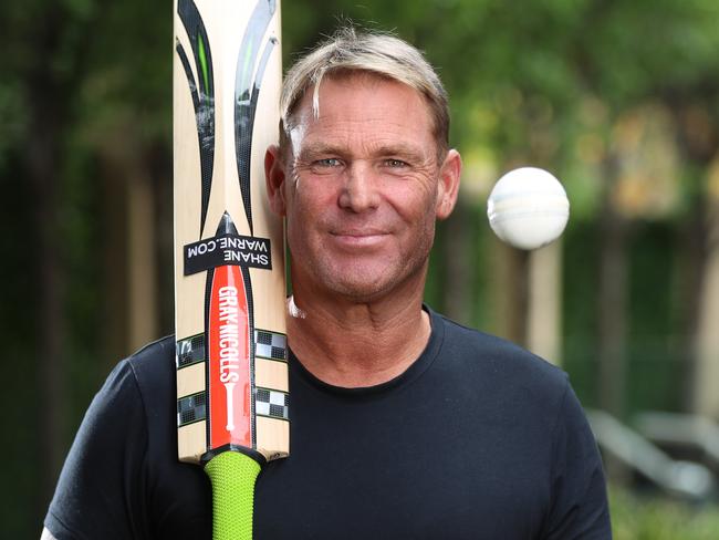 HOLD FOR HERALD SUN PIC DESK------Shane Warne is helping open up a new cricket academy for people/kids of all ages/ability with a view to making sure hidden gem talents arenÃt lost to Australian cricket. Picture: Alex Coppel.