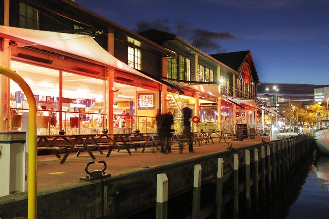 Mures restaurant painting the town red for Dark Mofo. Picture: MATHEW FARRELL