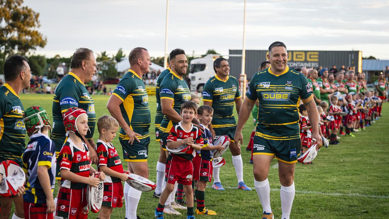 Steve Price with the Australia Legends.