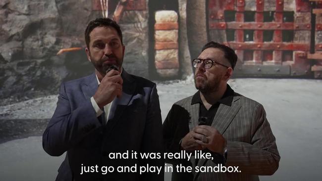 Gerard Butler jokes he had to get out of his pyjamas for live-action dragon film