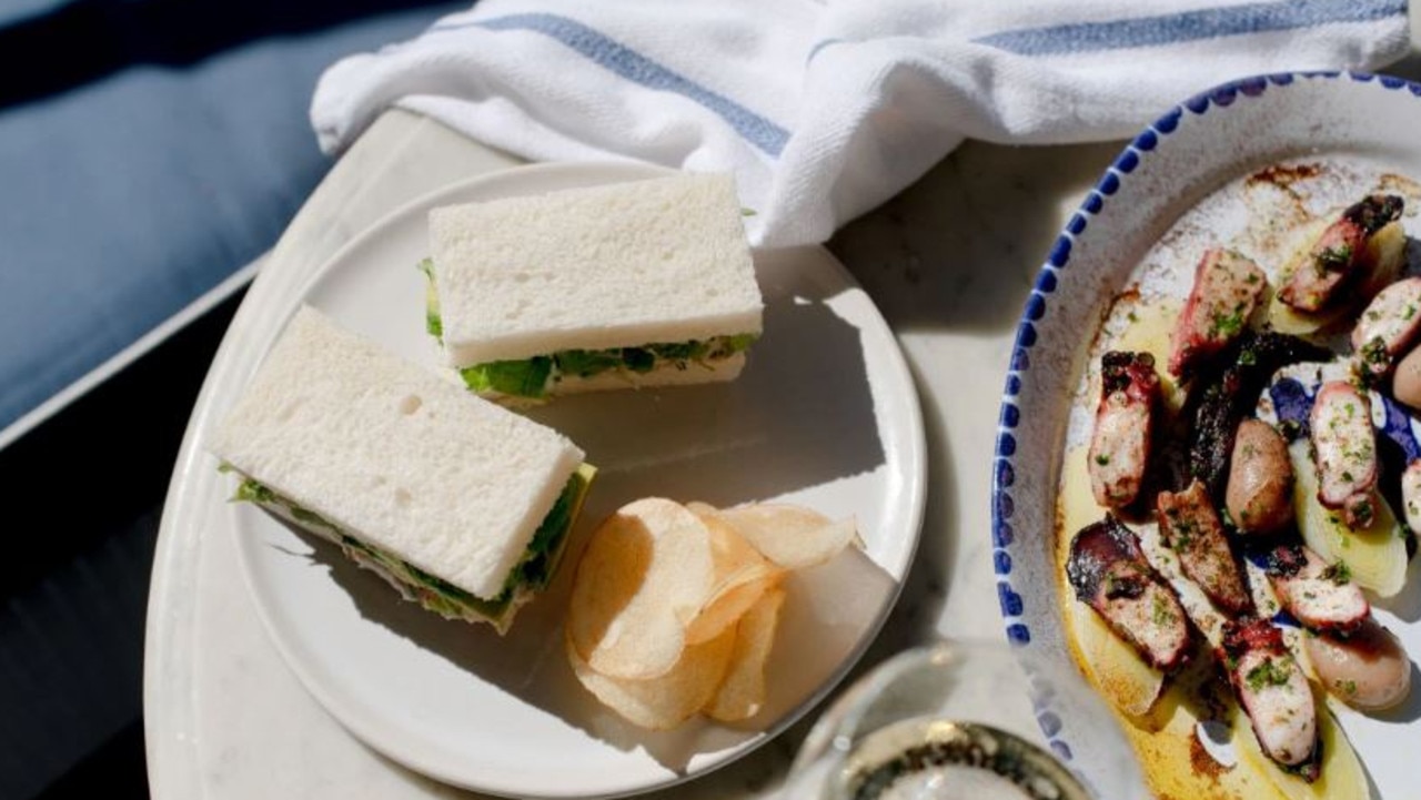 The prawn sandwich at Paper Daisy in Cabarita Beach