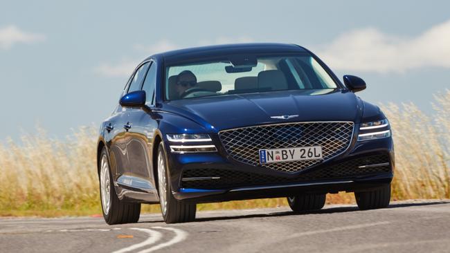 The Genesis G80 sedan has arrived in Australia.