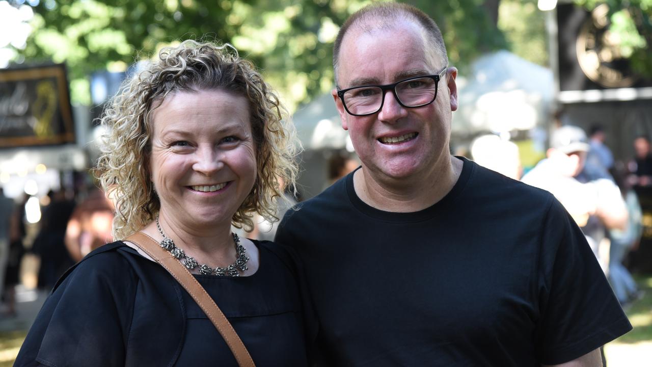 Jane and Andrew Ledingham at City Park on Day 1 of Launceston's Festivale. Picture: Alex Treacy