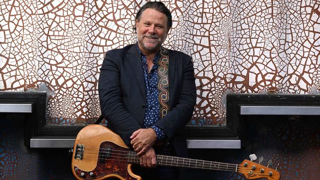 John Collins, former Powderfinger bassist, becomes a Member of the Order of Australia. Picture: Lyndon Mechielsen/The Australian