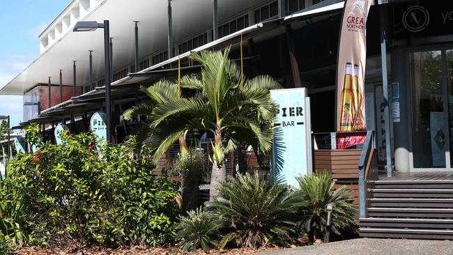 The incident happened at the Pier Bar in Cairns. Picture: Brendan Radke