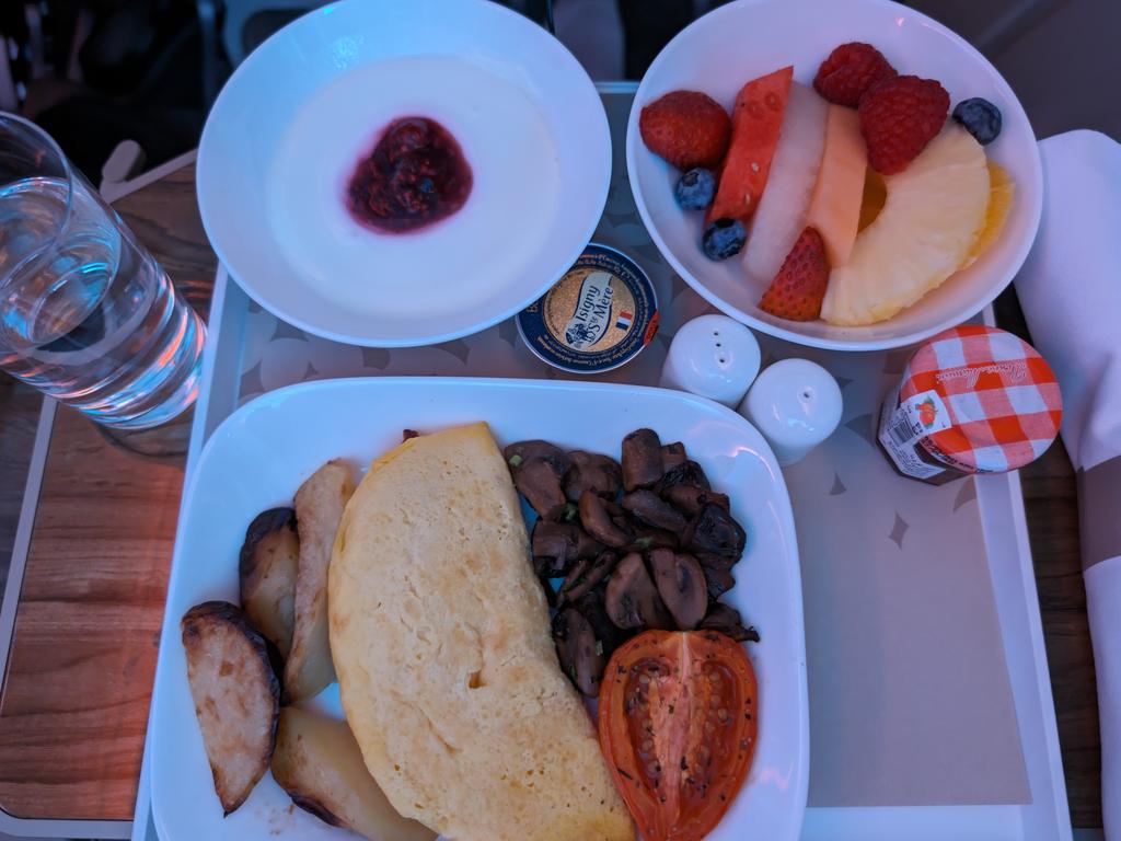 This was the brekky - also very tasty. Picture: news.com.au