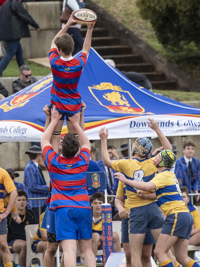 15As Downlands vs TGS. O'Callaghan Cup day at Downlands College. Saturday, August 6, 2022. Picture: Nev Madsen.