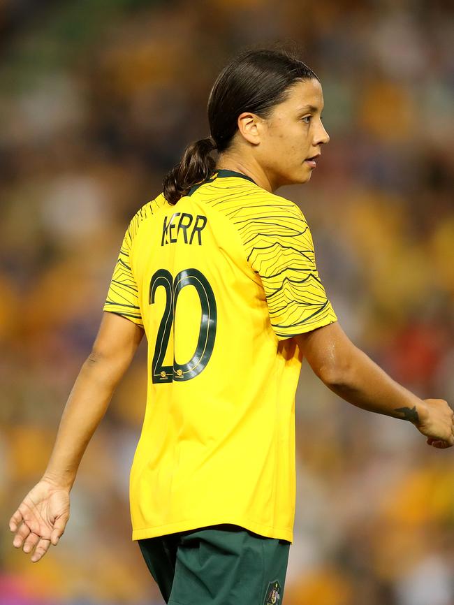 Australian Matilda Sam Kerr. Picture: Tony Feder/Getty Images)