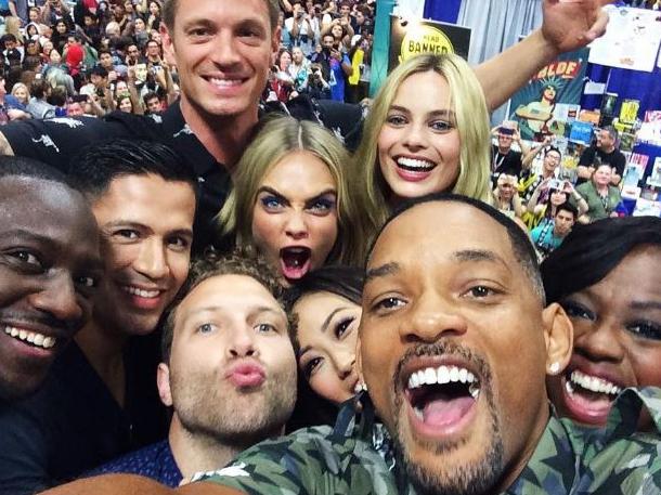 The cast of Suicide Squad during Comic-Con International 2016 at San Diego Convention Center on July 23, 2016. Picture: Instagram