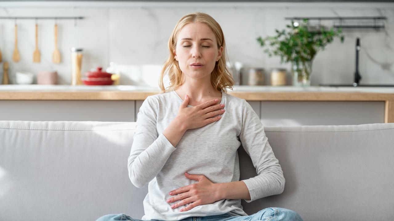Breathwork can contribute to a healthier system and lower anxiety. Picture: iStock