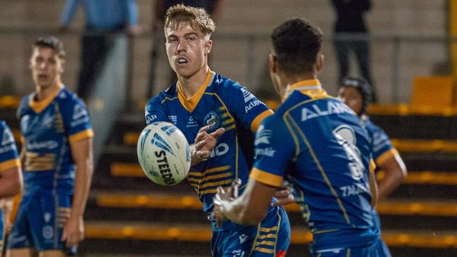 Ethan Sanders, Parramatta’s organiser in the SG Ball. Picture: Thomas Lisson.