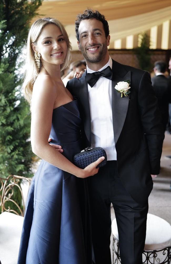 Heidi Berger and Daniel Ricciardo