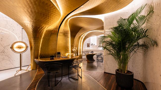 There’s even more extreme luxury at Romeo Roma, the 74-room, Zaha Hadid-designed address. Picture: Supplied.