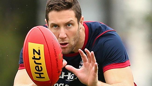 Melbourne defender James Frawley is believed to have put a $800 thousand price on his hea