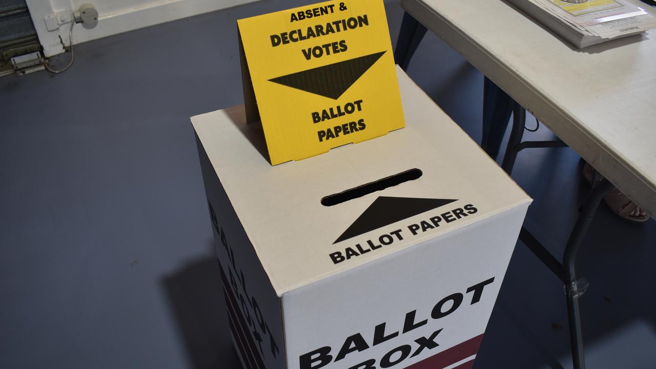 Electoral Commision of Queensland ballot box. Picture: Zizi Averill