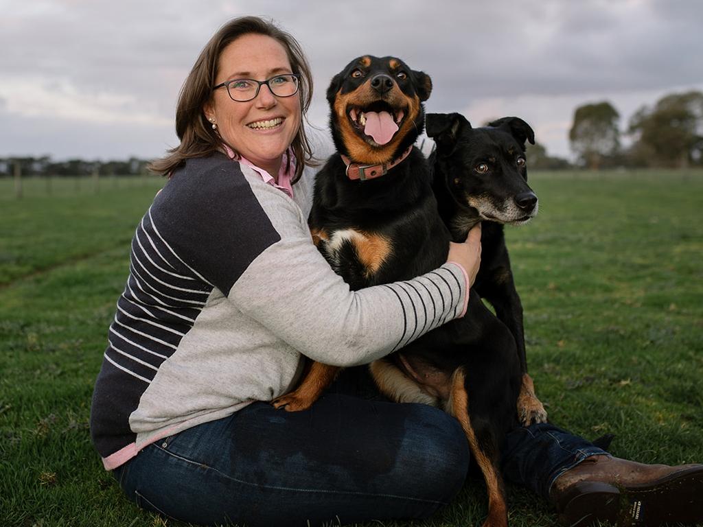 Kelly Barnes — who recently won the VIC Agrifutures Rural Women’s Award — is making it her mission to break down barriers and help support regional Victorians doing it tough. Picture: Emily Wilson