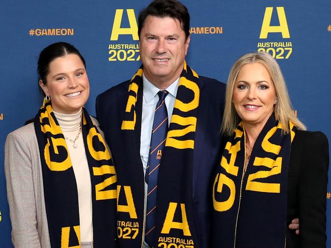 Hamish McLennan with his family. Picture: NSW Real Estate