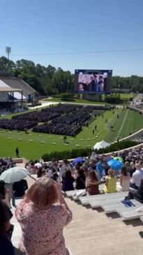 Graduates Walk Out as Speaker Jerry Seinfeld Announced at Duke University Commencement