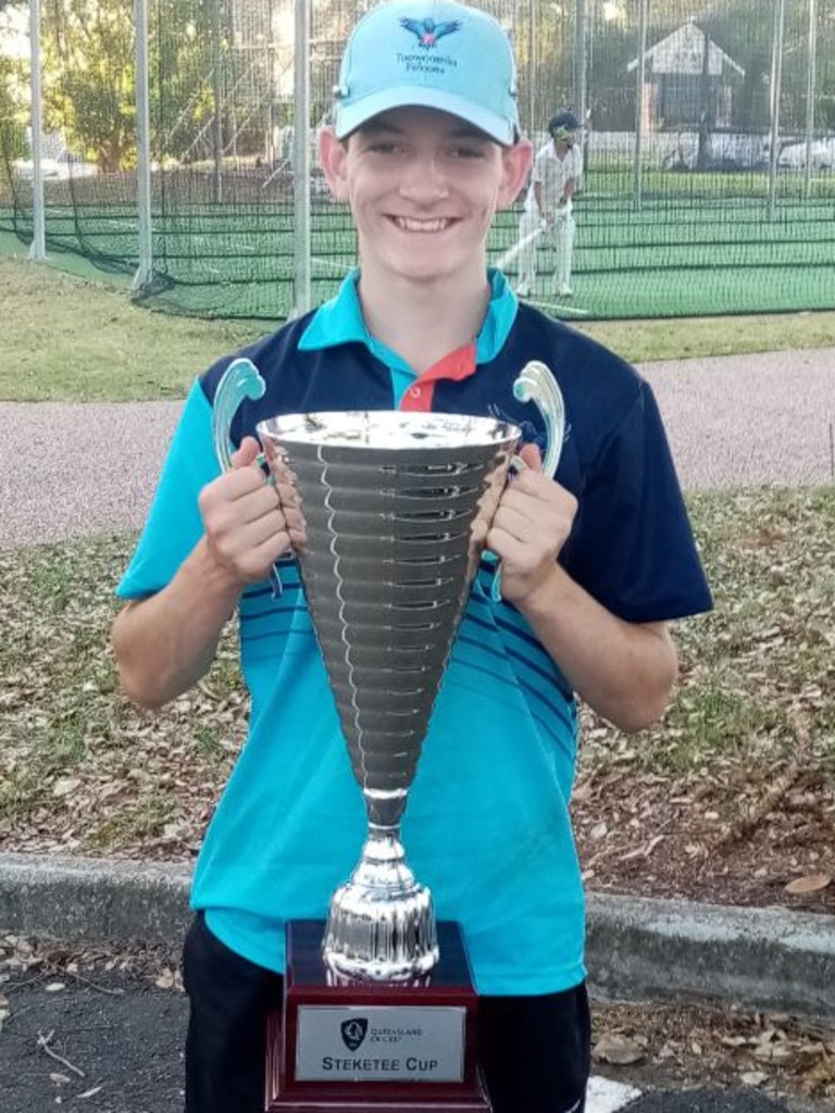 Fraser Judd after winning the Steketee Cup with Toowoomba.