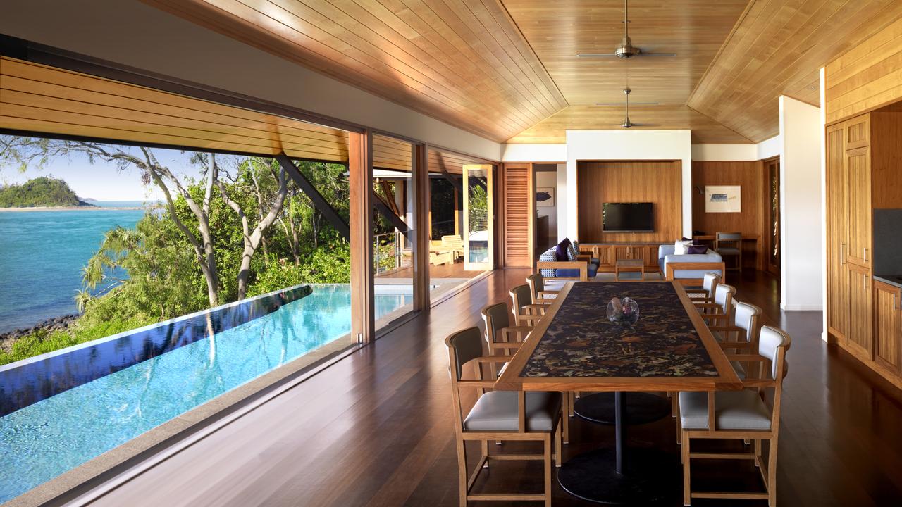 Qualia Beach House, where Oprah Winfrey chooses to stay, on Hamilton Island