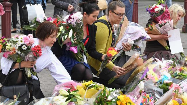 Mourners have flocked to Manchester to pay tribute to the victims. Picture: Getty