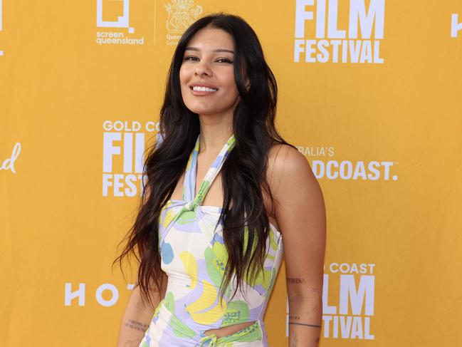 Michelle Sevo at the Gold Coast Film Festival Women in Film Lunch for Gold Coast at Large. Picture, Portia Large.