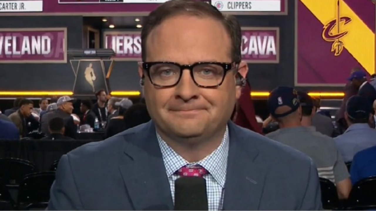 ESPN NBA reporter Adrian Wojnarowski at the 2018 Draft.